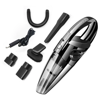 Car Vacuum Cleaner Wireless Charging Portable Handheld Vacuum Cleaner Household Wet and Dry Cross-Border Hot Selling Car Interior