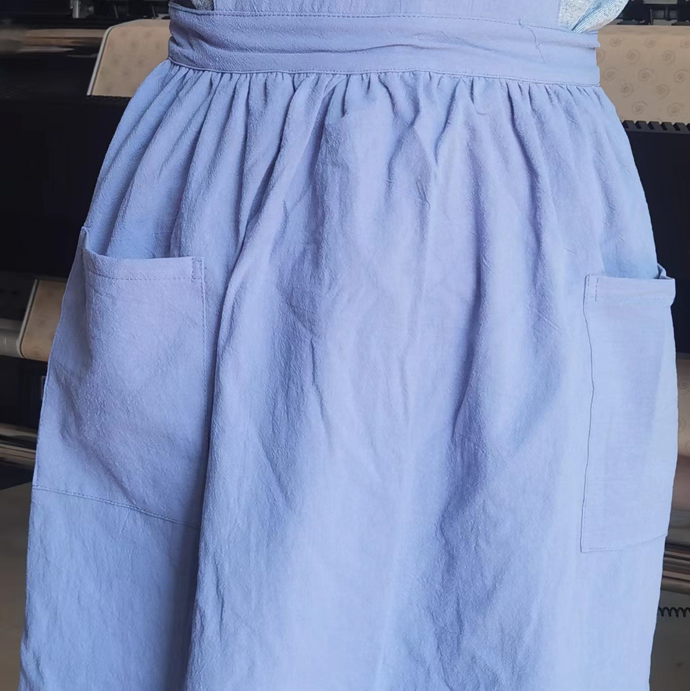 Estilo coreano japonés estilo preppy restaurante barista leche tienda de té floral ropa de trabajo artístico delantal algodón sobretodo delantal