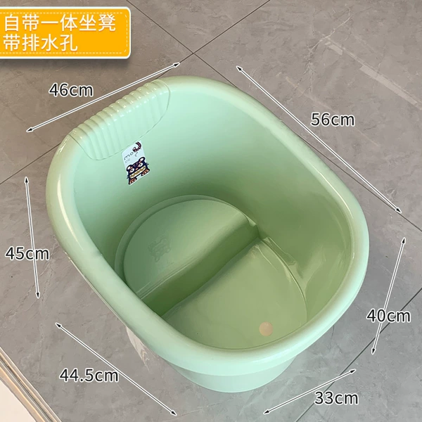 [新品推荐平凳0-7岁绿色带排水孔]