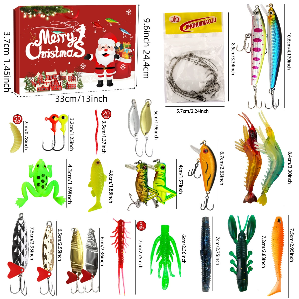 Señuelos individuales fuera de la bandeja