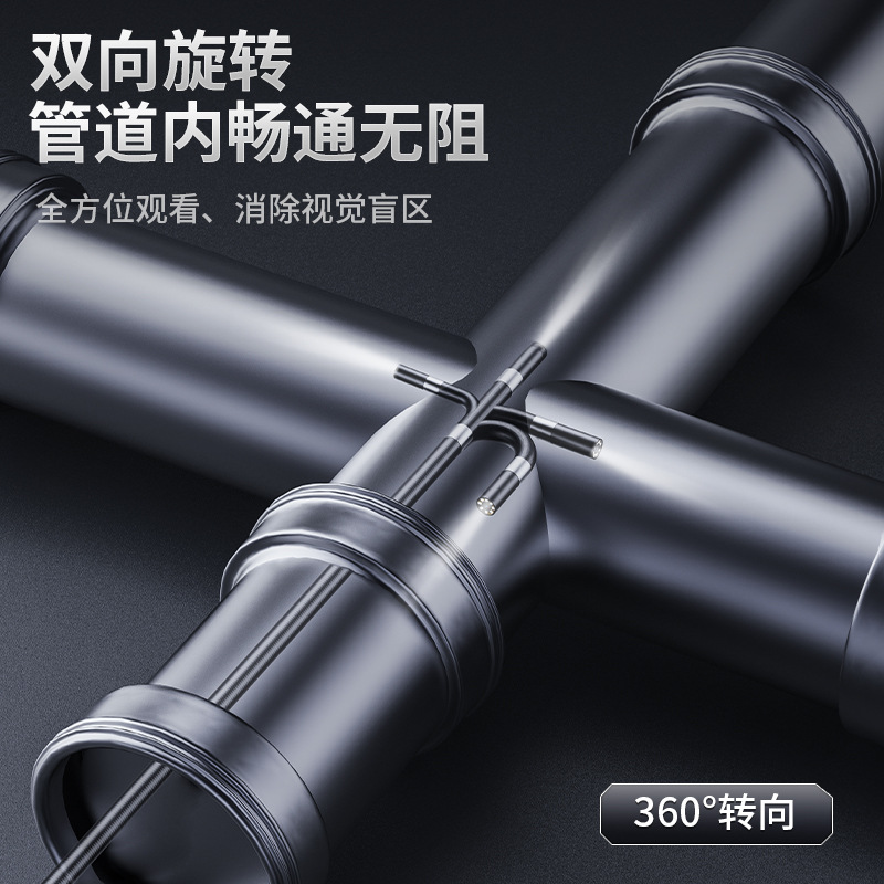 国境を越えたホット製品 360 度ステアリング内視鏡工業用パイプ自動車修理検出器ハンドヘルド内視鏡携帯電話 OTG