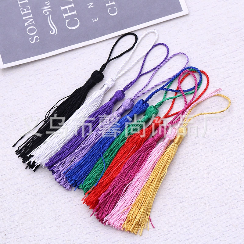 Долгосрочные Поставки китайского узла кисточкой китайский узел кисточкой полный цвет DIY маленькая кисточка