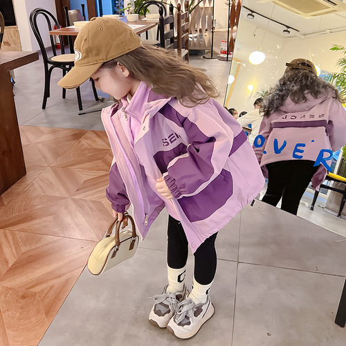 Women's 3-in-1 Waterproof Jacket, Detachable Hoodie,  New Thick Top for Girls, Autumn Fashion Children's Outerwear
