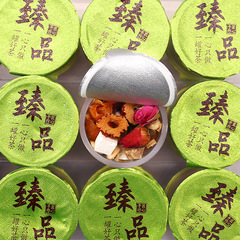 Papaya kudzu almond tea small canned health tea 30 cans wholesale rose longan red dates papaya kudzu root tea