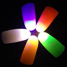 PVC指套玩具魔术发光手指灯 酒吧活动party加油助威LED道具