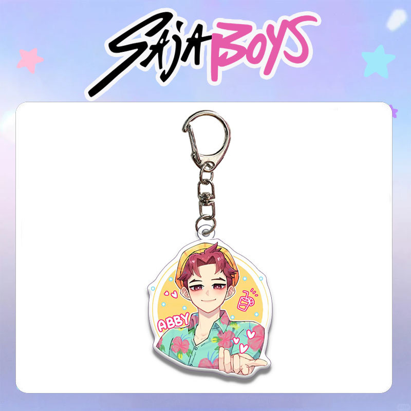 Sajaboy猎魔男团 亚克力钥匙扣  包包挂件 配件饰品 kpop明星周边|undefined
