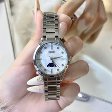 IEKE星月高端轻奢手表女款小香风贝母轻奢镂空表盘高级感跨境批发