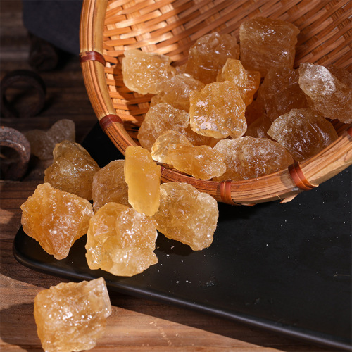 Honey Yellow Rock Sugar, Old Rock Sugar, Sugarcane Rock Sugar, Earth Rock Sugar, Small Grain Rock Sugar for Making Wine, Supermarket 500g Bag, Manufacturer Wholesale