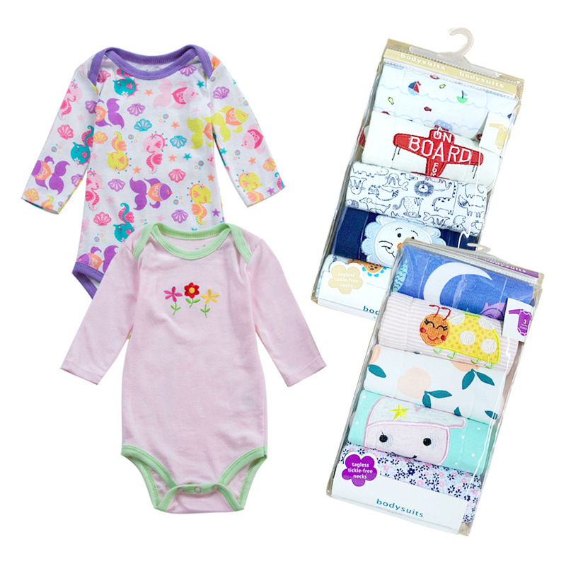 Fabricante al por mayor bebé triángulo harem primavera y otoño mono recién nacido monos de manga larga ropa para niños bebés transpirable