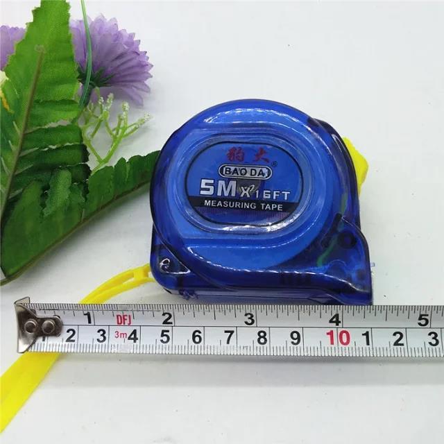 P020C 透明盒好质量5米卷尺+12起五金工具两元店百货清仓免邮货源