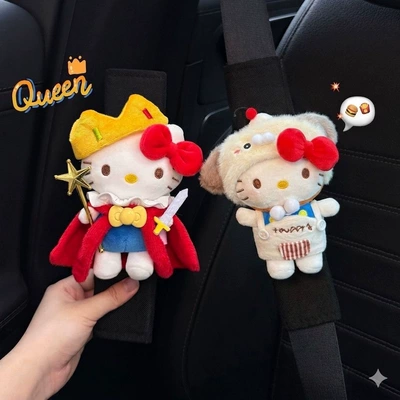 Hellokitty Avtomobil Təhlükəsizlik Kəməri Çiyin Pedi Cütlük Yeni İl Hədiyyəsi