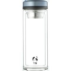 BG54雙層玻璃杯男士大容量水杯隔熱希諾高硼硅女家用泡茶杯子