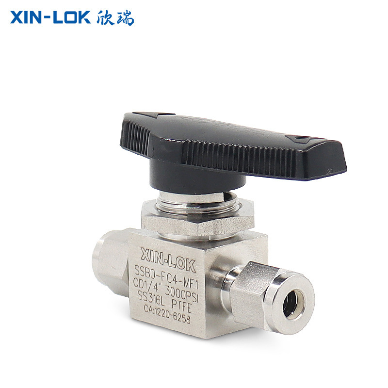 XIN-LOK欣瑞 一体式卡套球阀3000PSI 高压不锈钢SS316L球阀