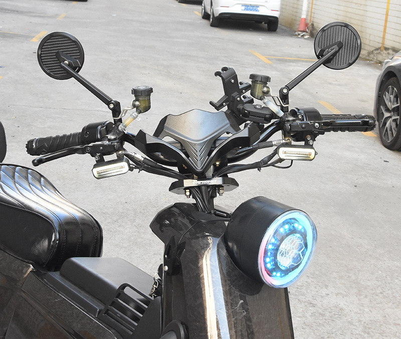 Suitable for No. 9 calf u2/u + B 009 UBE electric car motorcycle modified carbon fiber rearview mirror reflector
