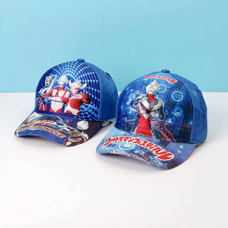 Ультра, детская шапка, осень Ultraman Tiga для мальчиков, бейсболка на солнечной батарее для учащихся начальных классов, для подростков