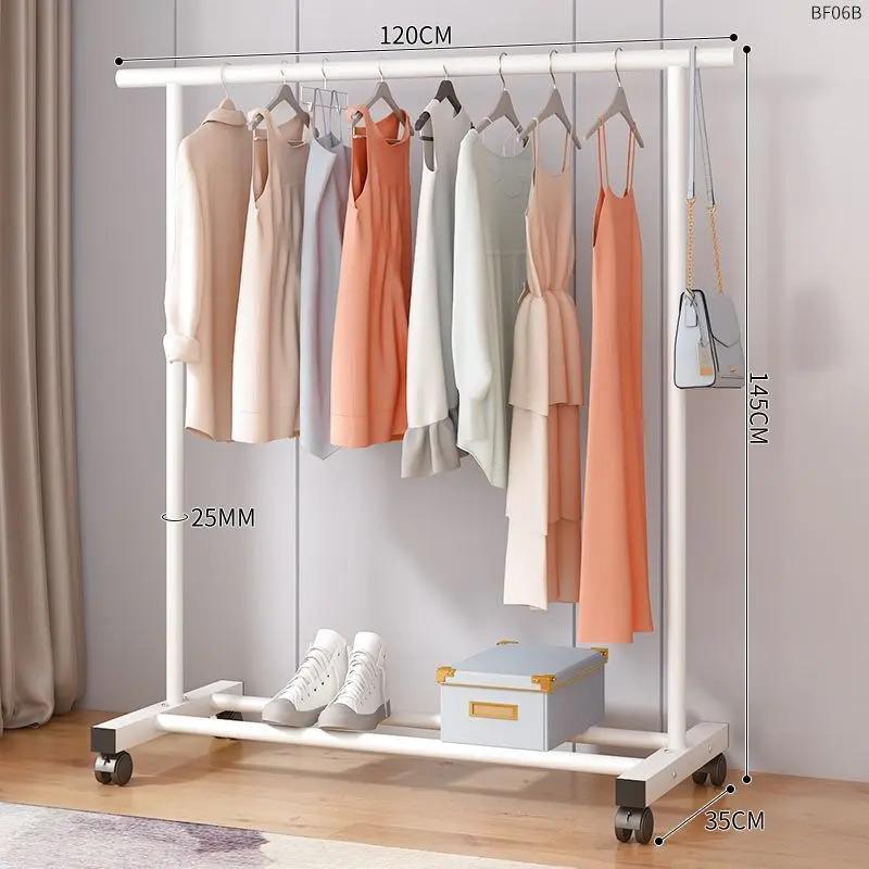 percha de ropa tipo piso para uso doméstico de alto grado colgar prendas de ropa rack varilla telescópica especial para balcón edredón