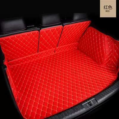 protection and no smell full Trunk Mat - full-surrounding-red-year-of-message-car-name-default-item