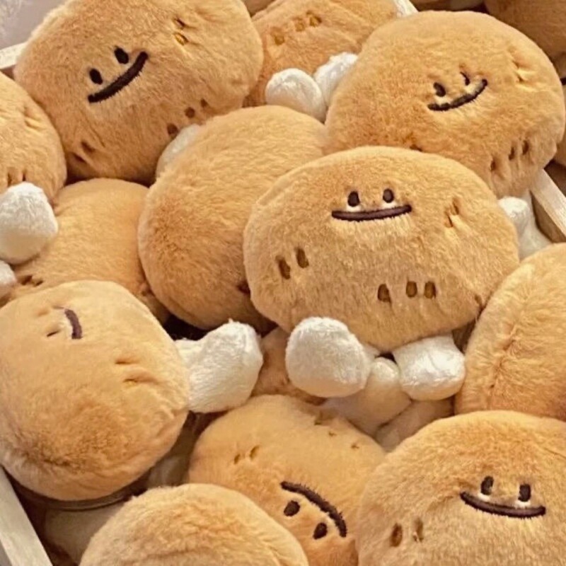 Original Handmade Cute Little Potato Pendant Creative Doll Plush Doll Keychain Cute Bag Pendant for Students