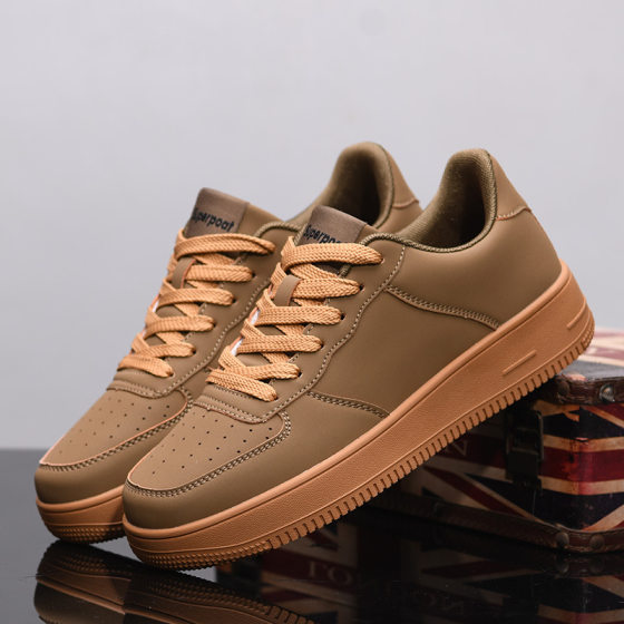 Spring Air Force Low-top No. 1 White Shoes Men's Shoes All-match Summer Breathable Casual Sneakers for Couple High-height Shoes 22031