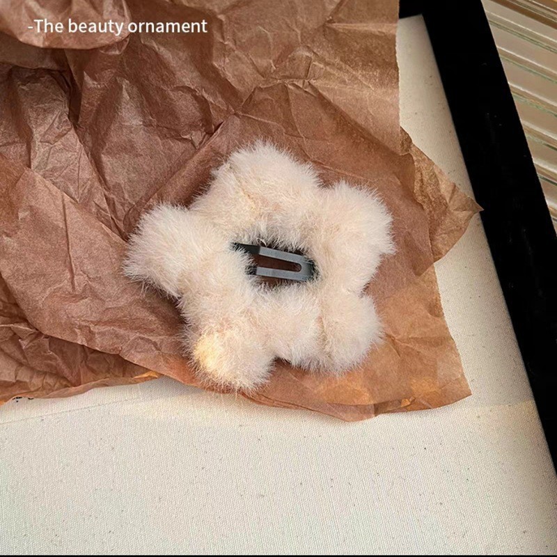 핸드벨벳스타화이트-4cm