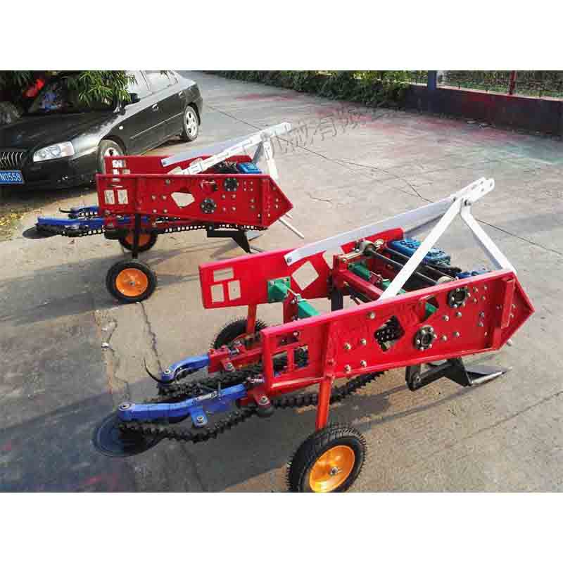 YC4HS-2田园疯狂花生收获机 大蒜地瓜收割机 18马力铺放晾晒机