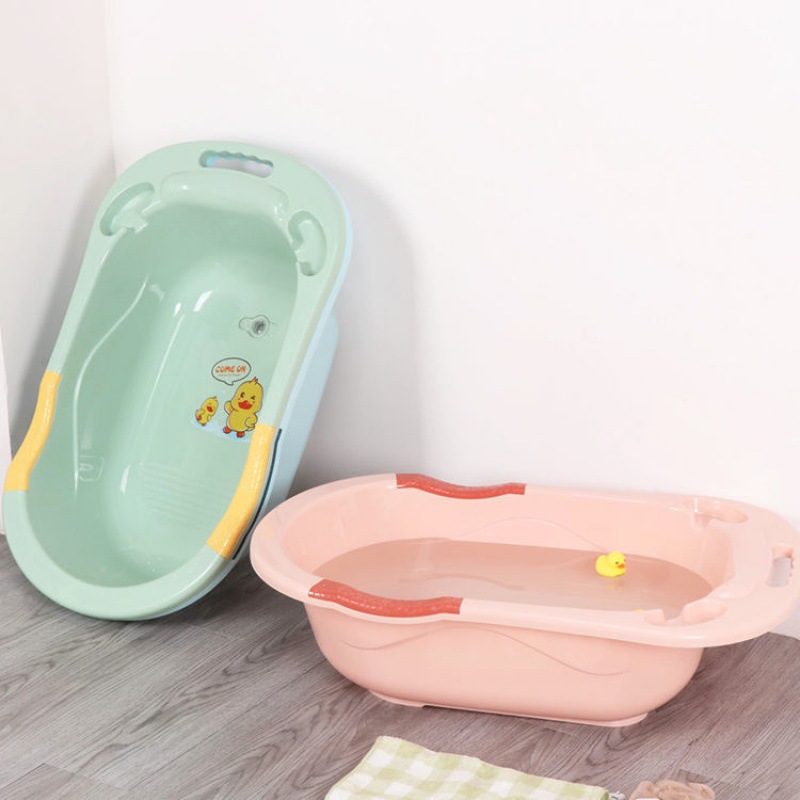 Bồn tắm cho bé sơ sinh dày lớn bồn tắm hộ gia đình trẻ em có thể ngồi và nằm bồn tắm bồn tắm