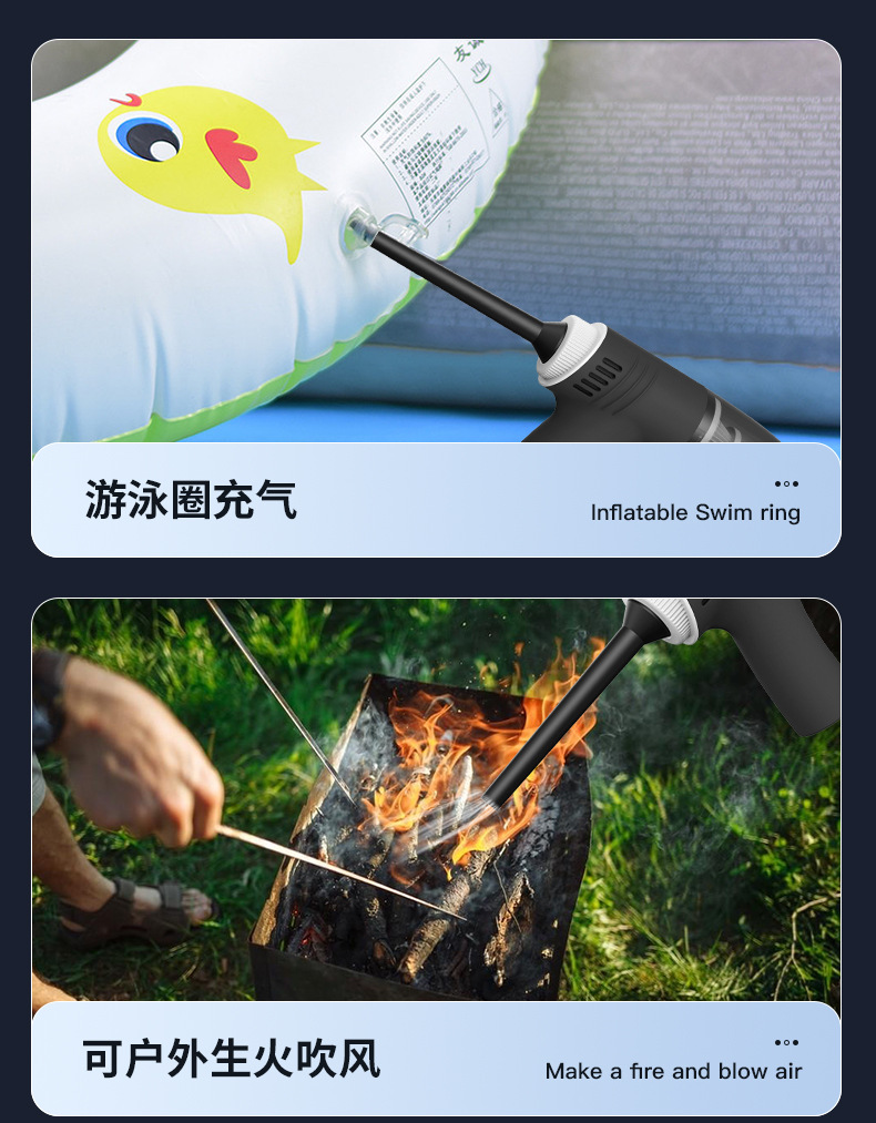 Wireless Car Vacuum Cleaner USB Charging Handheld Car Supplies Portable Small Home High Power Vacuum Cleaner