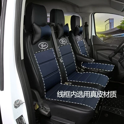 Modelə uyğun (Original) oturacaq örtükləri – New Generation Car Seat Covers - 3-seats-black-and-blue-default-item