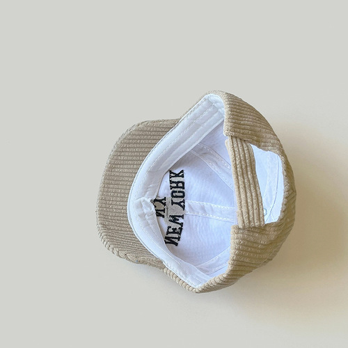 Autumn South Children's Hat Autumn/Winter Korean Version Trendy New York Letter Embroidered Duckbill Cap Baby Baseball Cap