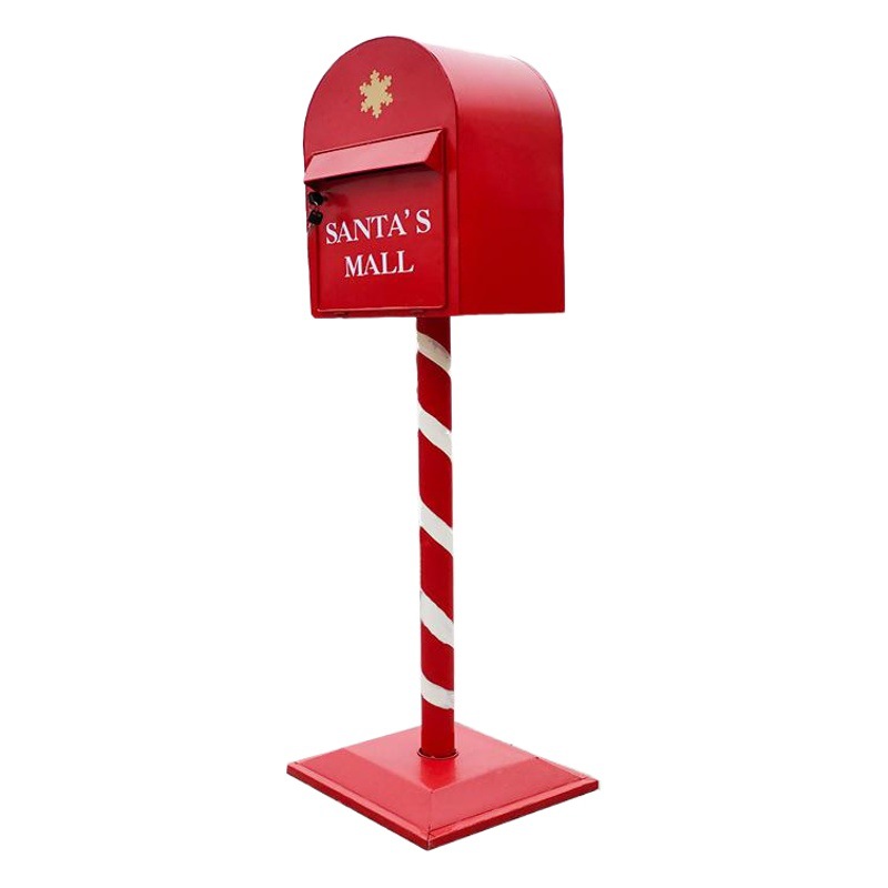 European-style Retro Iron Mailbox Handmade Courtyard Decorative Practical Floor Ornaments Industrial Style Photography Props Mailbox