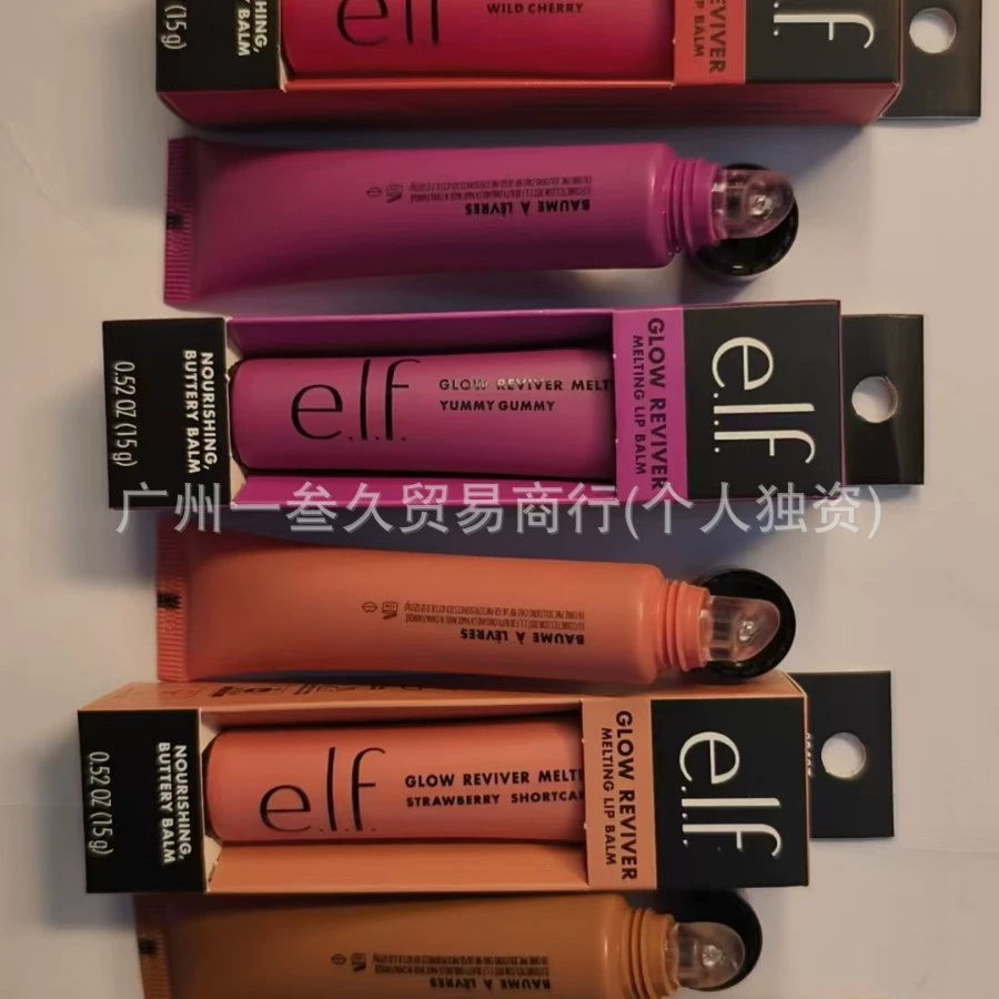 Плавкий цветной бальзам для губ (e.l.f.) Glow Reviver — увлажняющий тонирующий блеск, кремовая текстура
