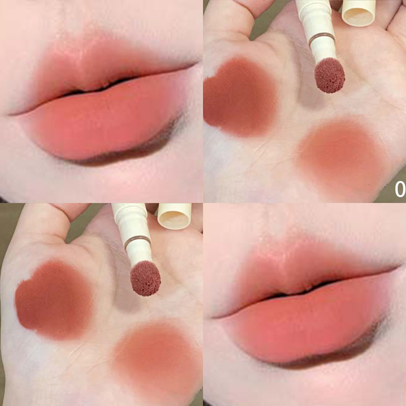HERORANGE ~ ムースベルベットの柔らかい霧のような唇の釉薬の霧の面のつや消しは自然に秋冬の雰囲気を現して白い唇の泥を現します。|undefined