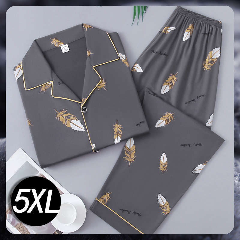 100% algodón de los hombres pijamas de primavera y otoño cardigan manga larga de mediana edad papá puede usar al aire libre desgaste del hogar traje de verano Delgado