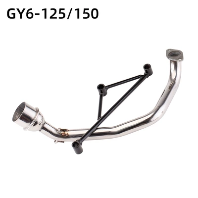Motorcycle Scooter Exhaust Pipe Modification Gy6 Bracket Triangular Stand Fixed Bracket Front Section Ghost Fire Fuxi Yamaha (Motorcycle exhaust pipe) - gy6-front-section-bracket-51mm-mp-51mm