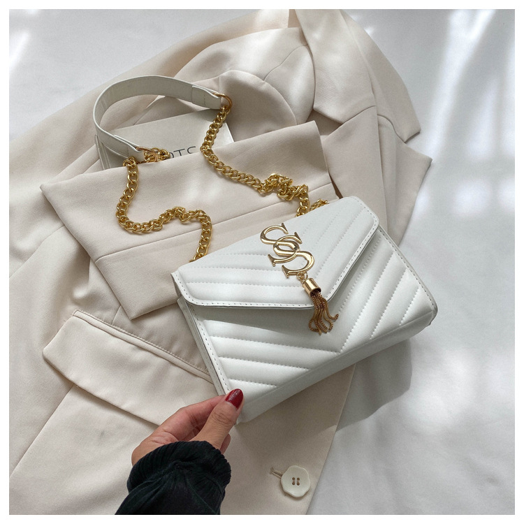 Damen Handtasche Im Western Stil Mit Kette Und Umhängefunktion_voghion.com