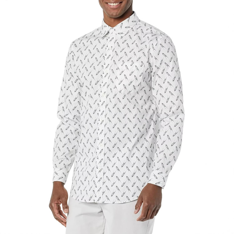 Amazon's Best-Selling European and American Casual Shark Print Shirt, Men's Loose Long-Sleeve Shirt, Exclusively for Cross-Border Sales Amazon's Best-Selling European and American Casual Shark Print Shirt, Men's Loose Long-Sleeve Shirt, Exclusively for Cross-Border Sales