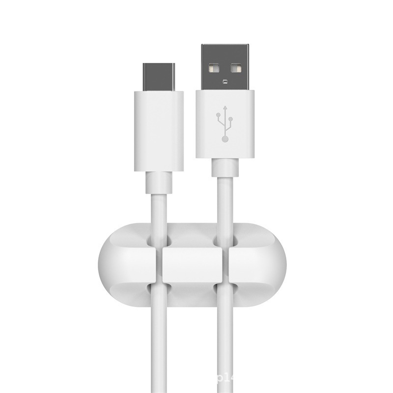 Amazon Venta caliente alambre almacenamiento Cable de silicona organizador cable de datos cubierta protectora velcro soporte de cable de nylon