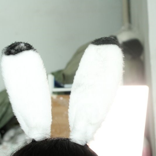 Rabbit, realistic cute headband, police officer, cosplay