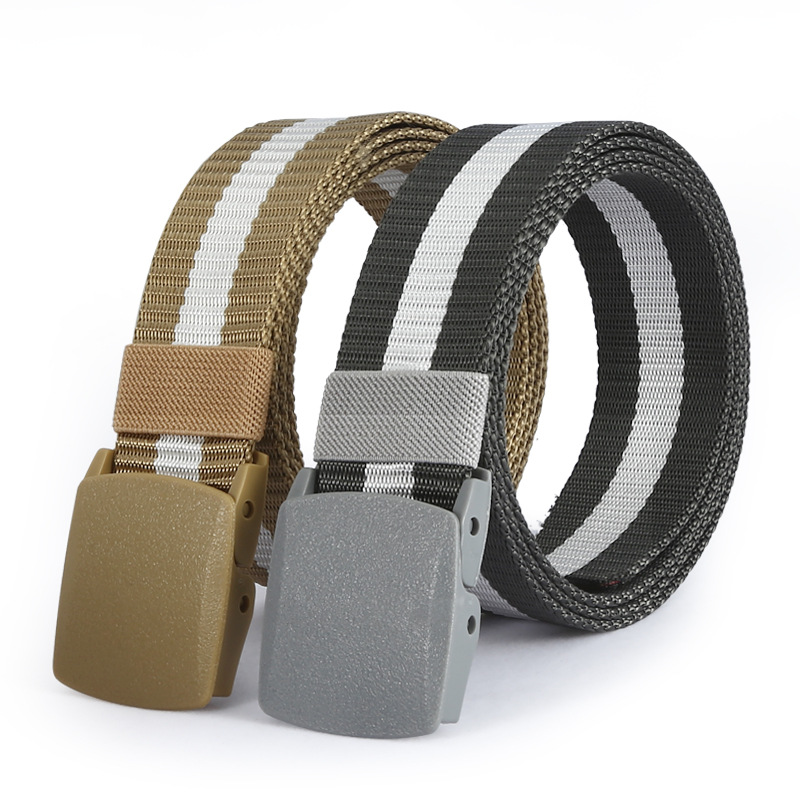 plastic nylon travel quick dry woven belt for men and women