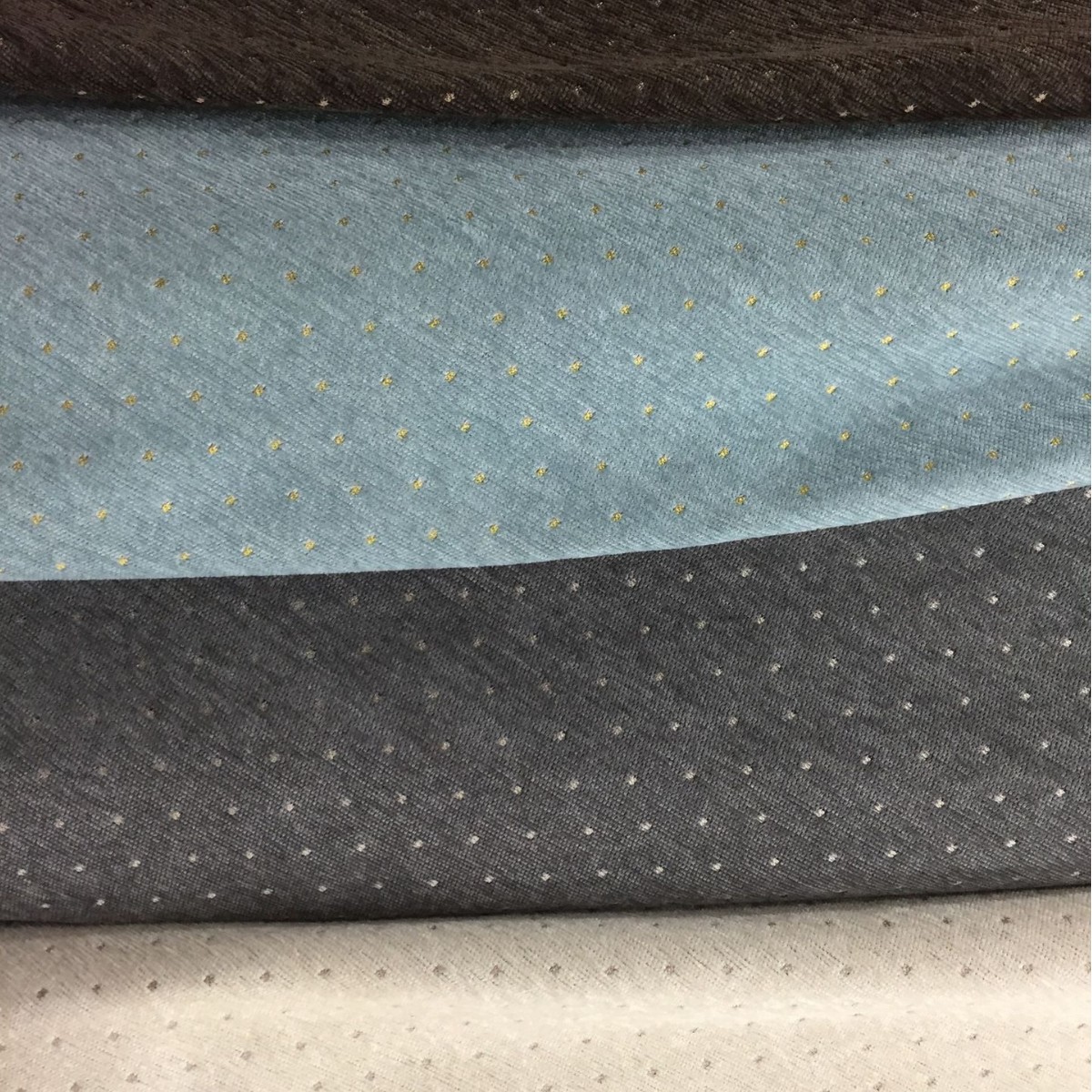 高档雪尼尔色织提花布小点抱枕布坐垫沙发布面料