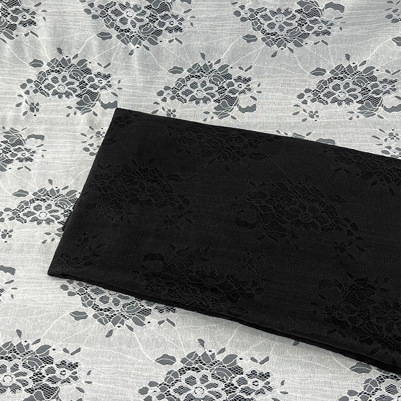 Tela de encaje de algodón sin elasticidad Primavera/Verano 2026 para falda de encaje y falda de pastel, fabricante de faldas de encaje en stock