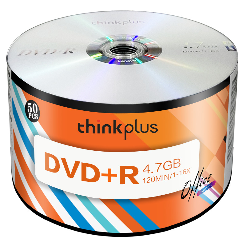 适用联想光盘DVD盘dvd+r刻录光盘光碟片dvd-r刻录盘空白光盘4.7G