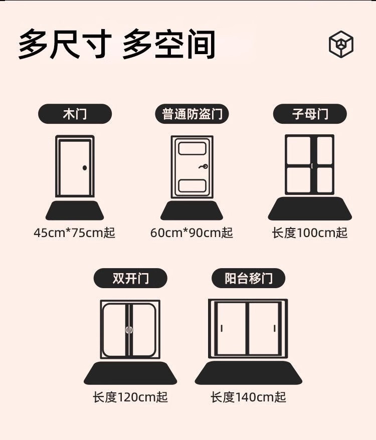 Simple Car Home Entrance Wire Ring Stain-Resistant Floor Mat Easy-Care Floor Mat Wear-Resistant Quick-Drying Cuttable Floor Mat