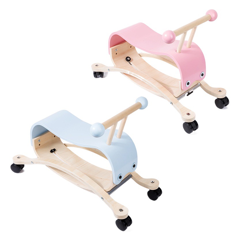 Caballo mecedora de madera para niños regalo de dos en un año bebé carro de caballo mecedora Regalo de Cumpleaños coche de juguete troyano