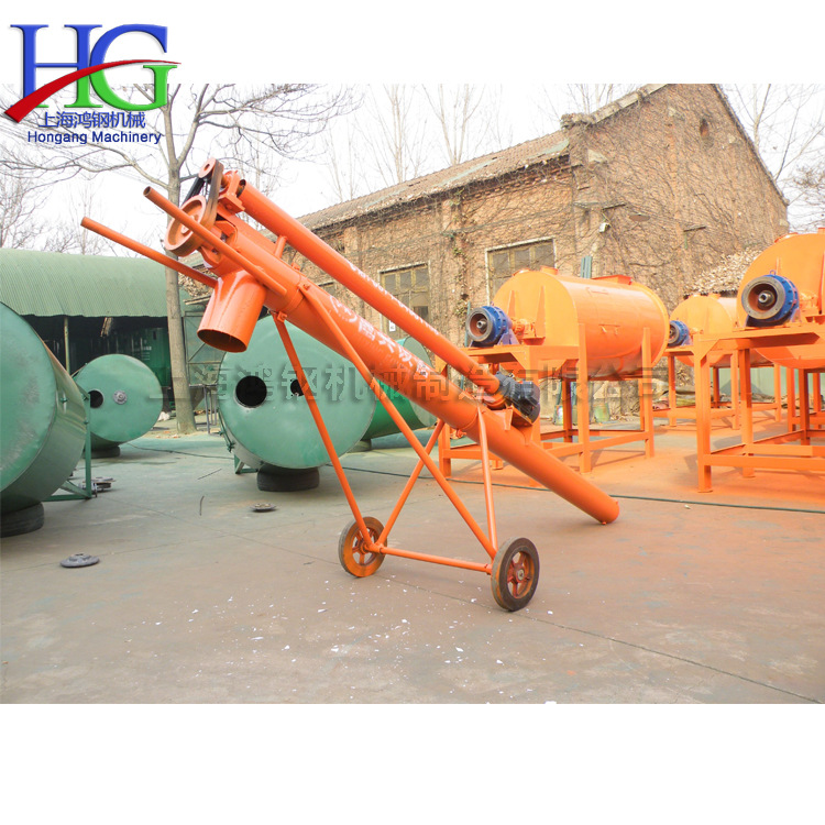 养殖场鸡粪猪粪挖粪机  污水粪便农用处理机  不锈钢绞龙式抽粪机