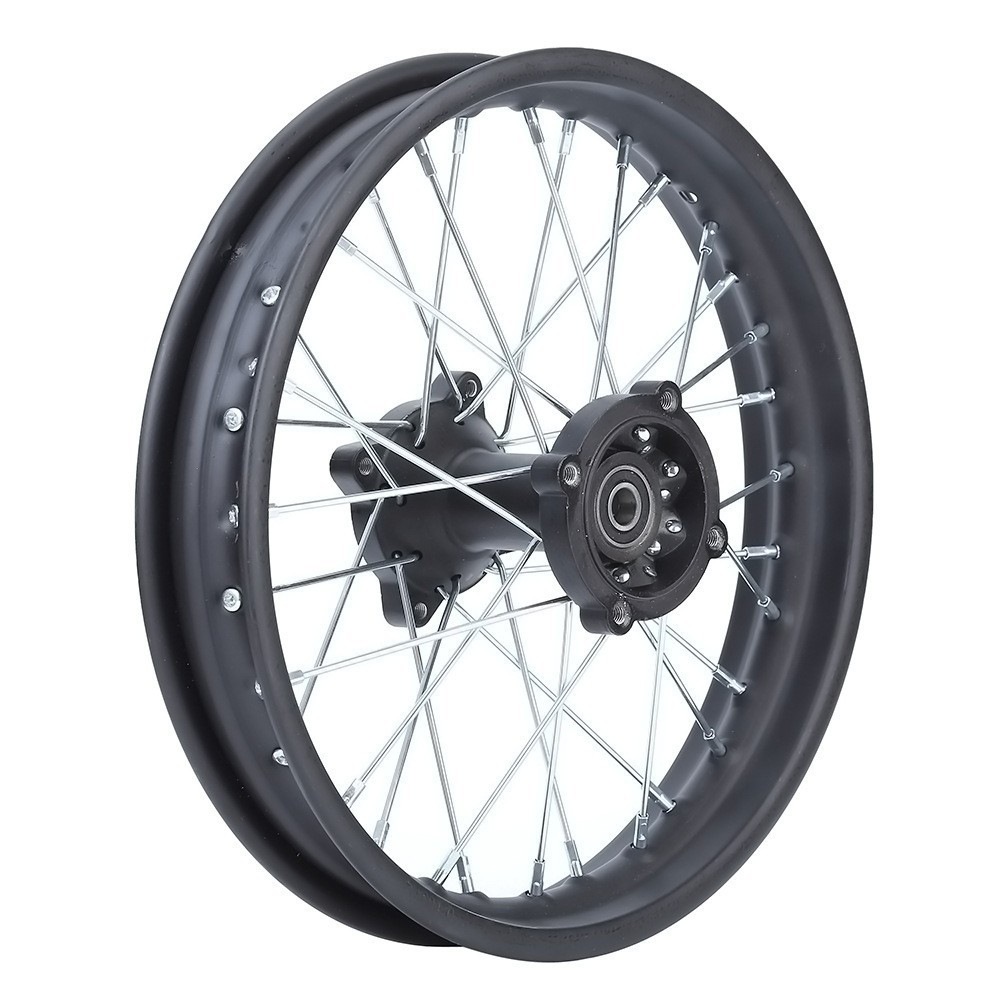 Steel Rim with Disc Brake, 1.8514 Decal Strip, Iron-Aluminum Alloy Wheel Hub, U-Nai-Zhi Motorcycle Off-Road Front and Rear