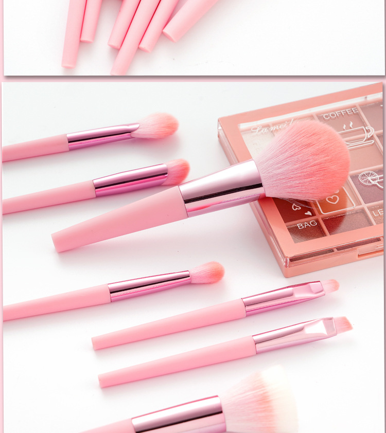 Cangzhou portable makeup brush set, mini soft-bristled powder brush, eyeshadow brush, foundation brush, makeup set brush, beauty tools undefined