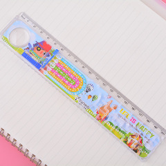 20cm Maze Ruler Magnifying Intellectual Game Ruler 15cm Cartoon Plastic Ruler for Primary School Students