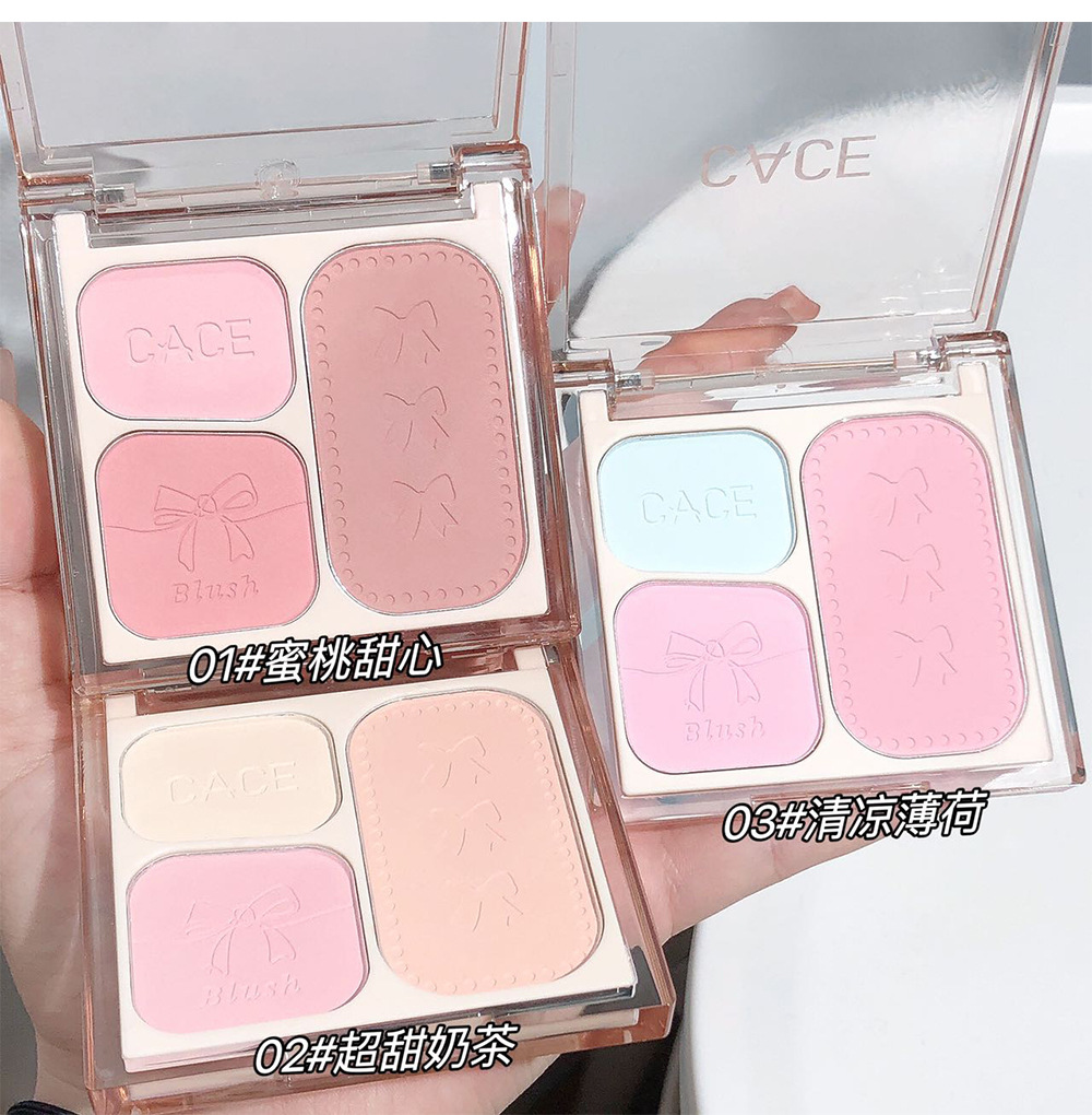 CACE's new "The Wizard of Oz" comprehensive blush palette, a set of three-color blush, natural and daily cross-border affordable wholesale undefined