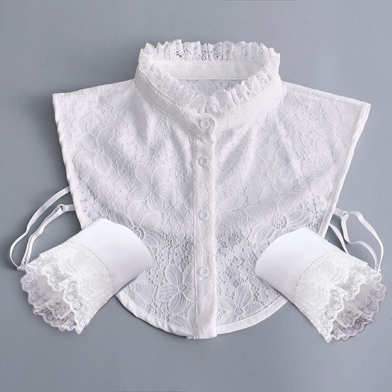 Korean Fashion Lace Shirt Vintage Fake Collar Autumn and Winter All-match Collar Korean Fashion Lace Shirt Vintage Fake Collar Autumn and Winter All-match Collar